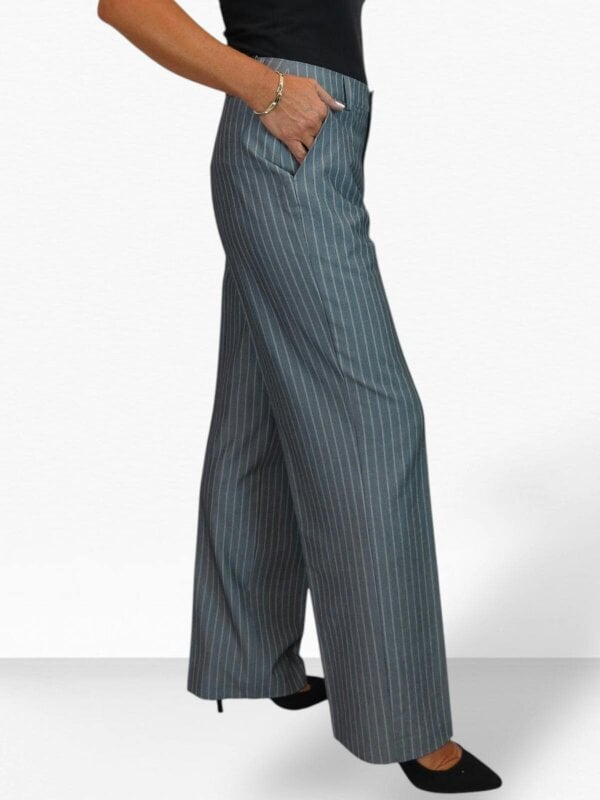 Paulo Due Women's Pinstripe 2 Piece Trouser Suit Tailored Blazer