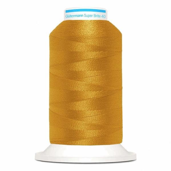 Gutermann Super Brite Polyester 40 Embroidery Thread 1000m Polyester Thread Suitable For Embroidery