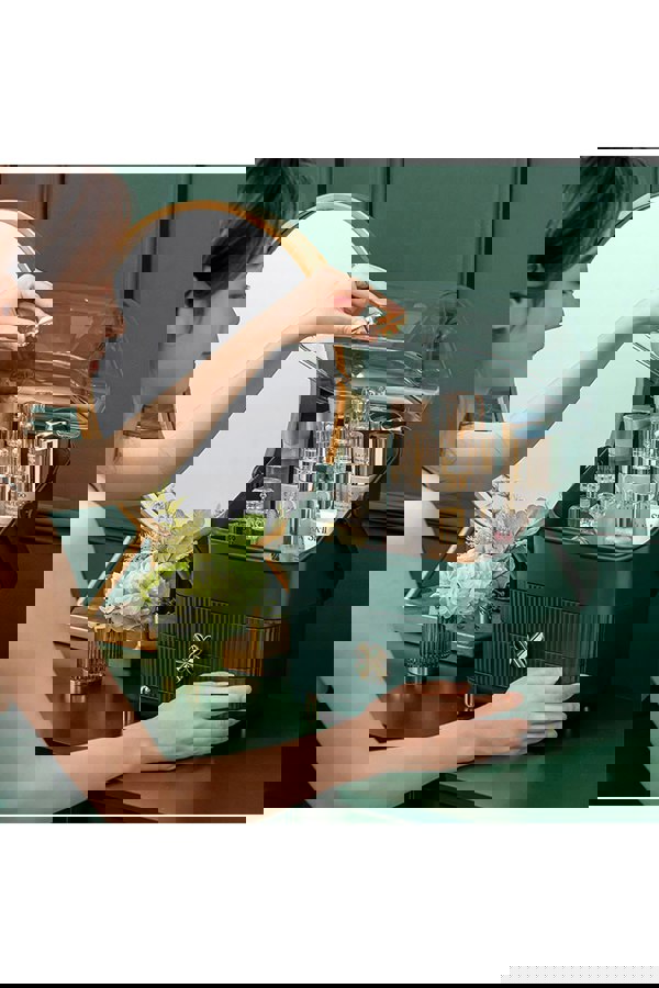 Living and Home Makeup Storage Organizer with Lid Waterproof