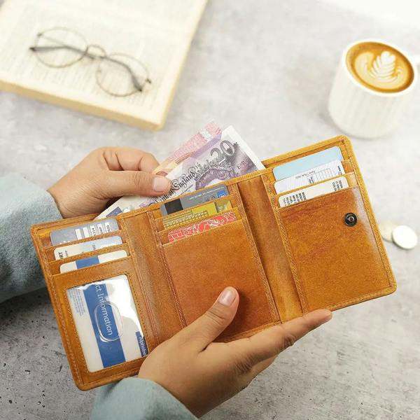 PRIMEHIDE Leather Purse Trifold - Eterna Aura