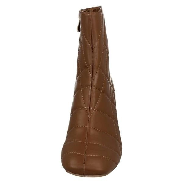 Spot On Ladies Spot On Block Heel Ankle Boots