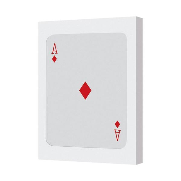 Benjamin Tate Design Ace Of Diamonds Canvas Print Wall Art UK Handmade Contemporary