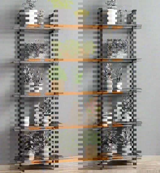Modcraft 5 Tier Bookcase - Large Ladder Shelf