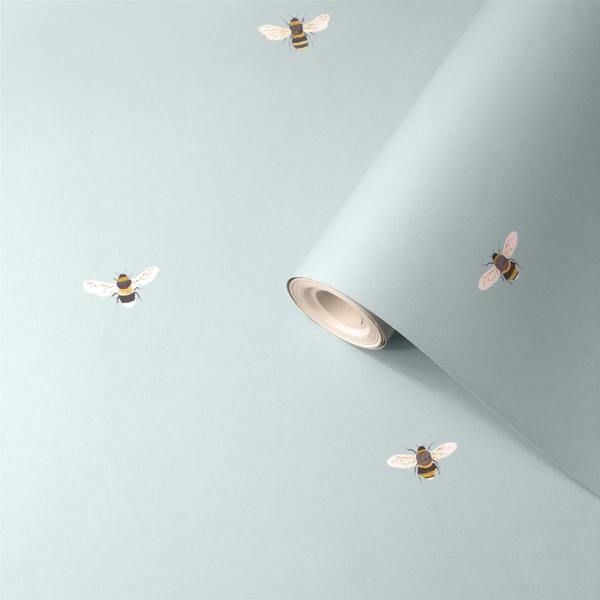 Sophie Allport Bees Duck Egg Wallpaper image 5
