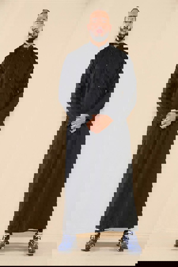 104_thobe_Black_L - 56, 104_thobe_Black_M - 54, 104_thobe_Black_S - 52, 104_thobe_Black_XL - 58, 104_thobe_Black_XXL - 60