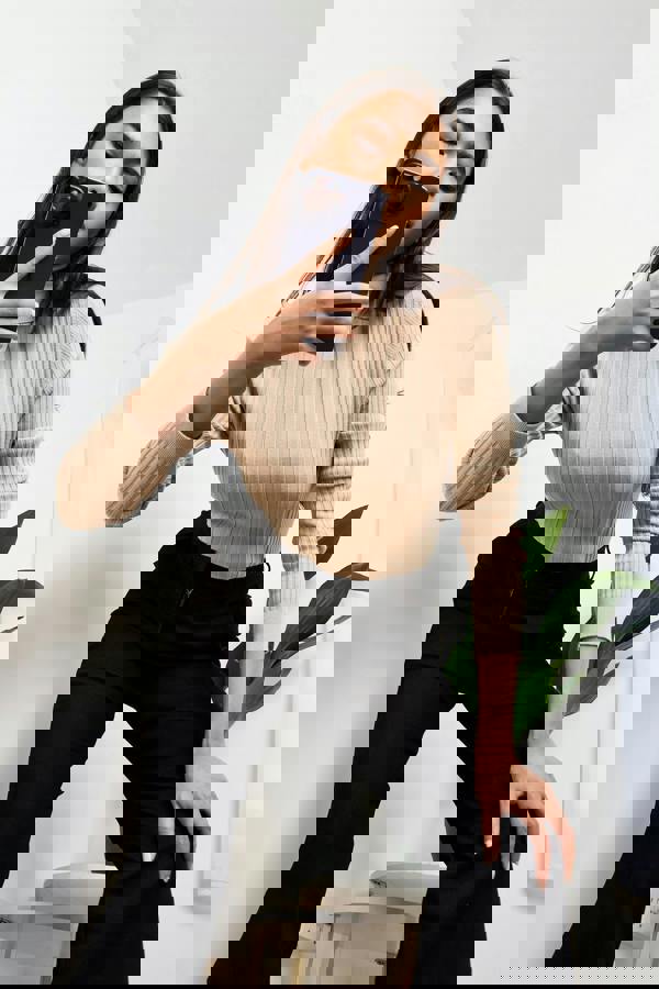 GWD Betty Black Flared Denim Jean