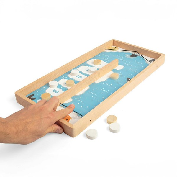 Bigjigs Toys Wooden Ice Puck Game