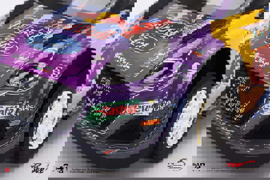 TSM Ford Puma Rally1 No.42 M-Sport Ford WRT 2022 Rally Italia Sardegna 2nd Place 1:18 Scale TSM TS0491