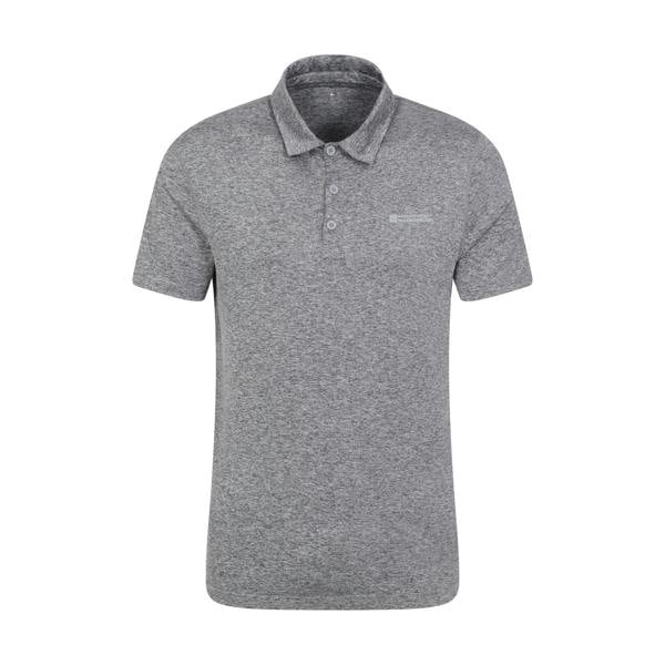 Mountain Warehouse Mens Deuce IsoCool Polo Shirt - Grey