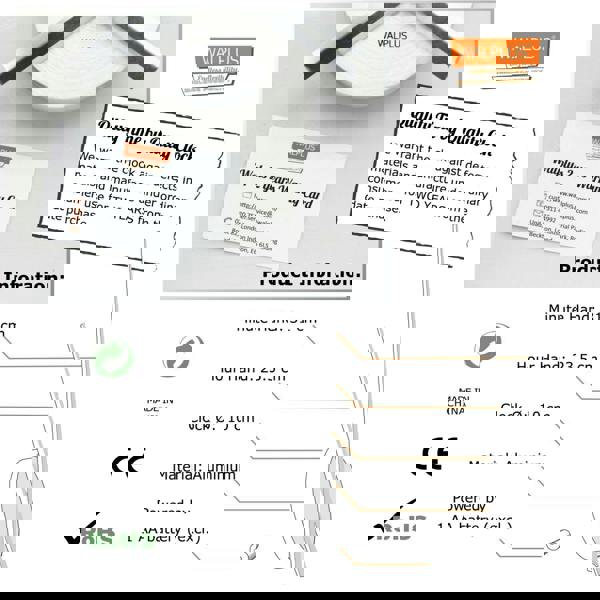 WALPLUS WC2051 - FlexiClock Silver