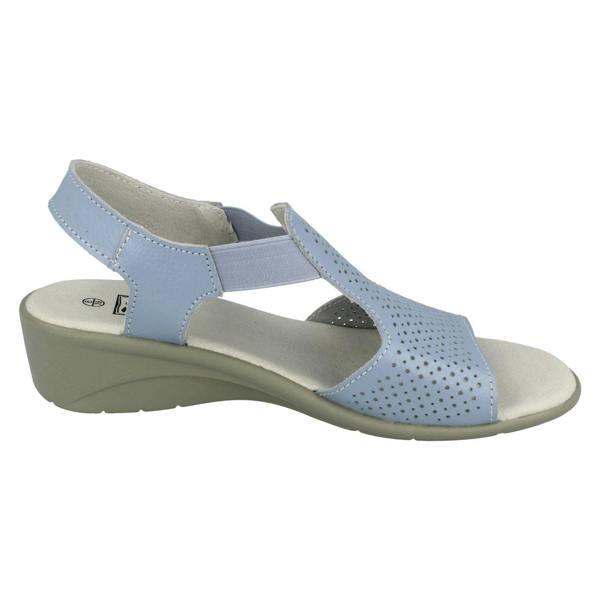 Down to Earth Ladies Down To Earth Casual Wedge Sandals F10879