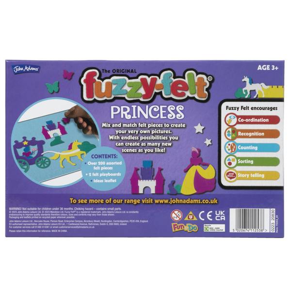 Fuzzy-Felt Princess Drawer Set
