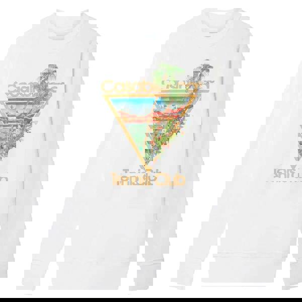 Casablanca Tennis Club Icon White Sweatshirts