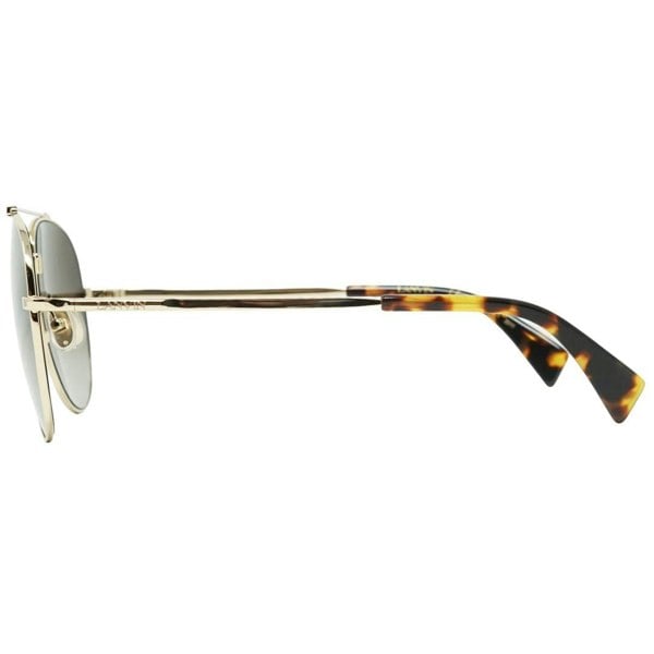 Lanvin Grey Gradient Lensed Gold Sunglasses