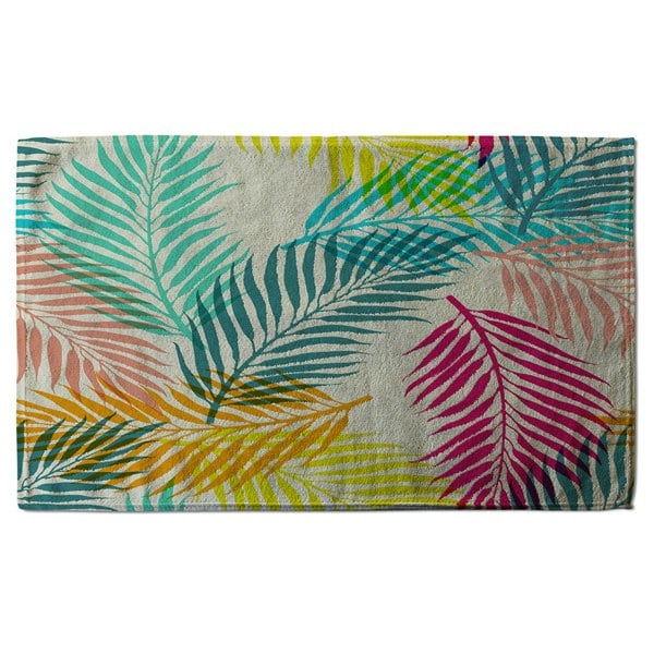 Benjamin Tate Design Multi Coloured Tropical Leaves (Bath Towel)