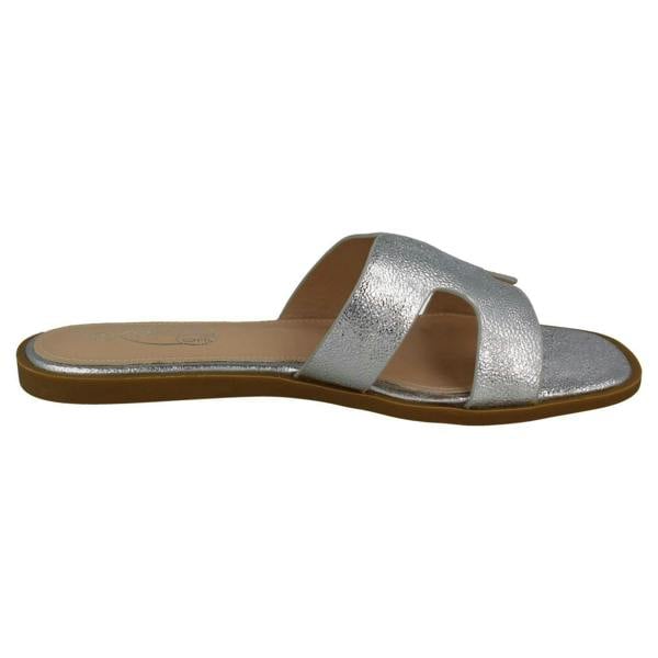 Spot On Ladies Spot On Casual Open Toe Summer Mule