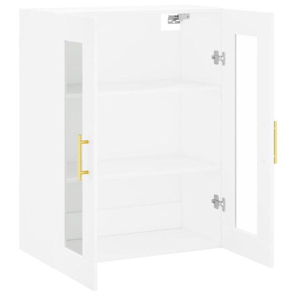 Berkfield Wall Mounted Cabinet White 69.5x34x90 cm
