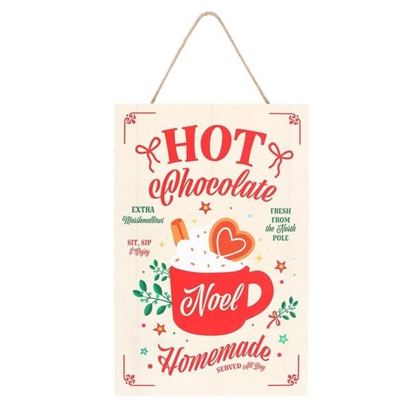 Serano Homemade Hot Chocolate Hanging Sign