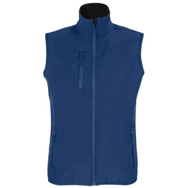 SOLS Womens Falcon Softshell Recycled Body Warmer - Abyss Blue
