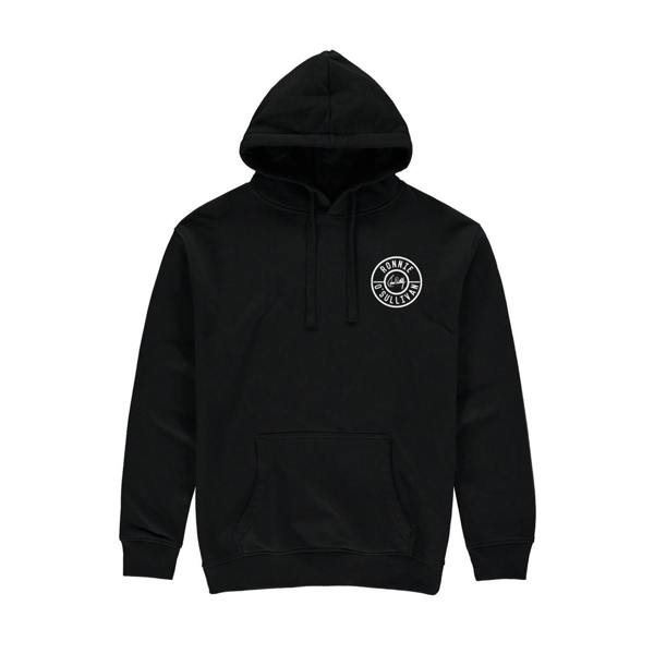 Retro Pocket Hoodie - Black/White