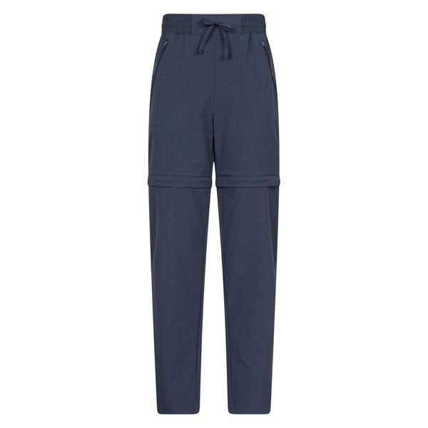 Mountain Warehouse Womens/Ladies Explorer Zip-Off Trousers - Navy - 