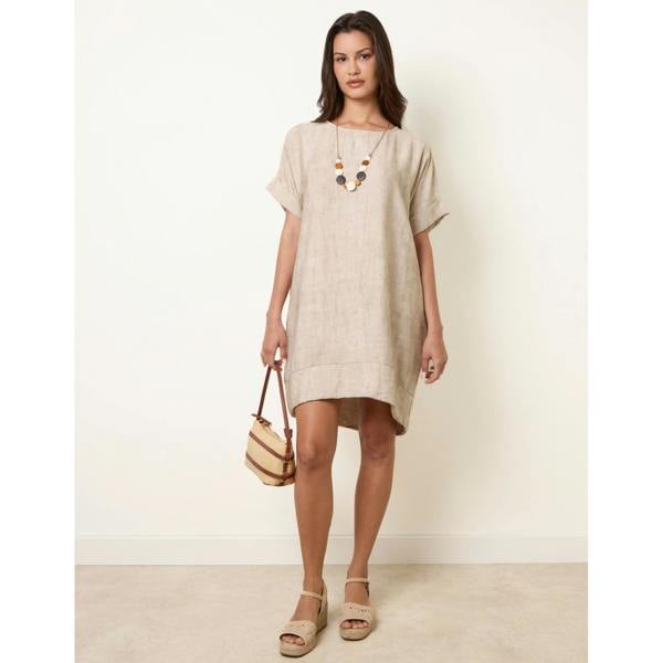Blue Vanilla Washed Effect Tunic Dress