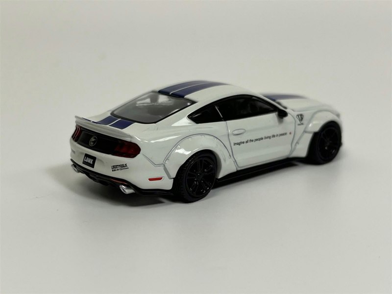 Mini GT Ford Mustang GT LB Works White RHD 1:64 Scale MGT00646R