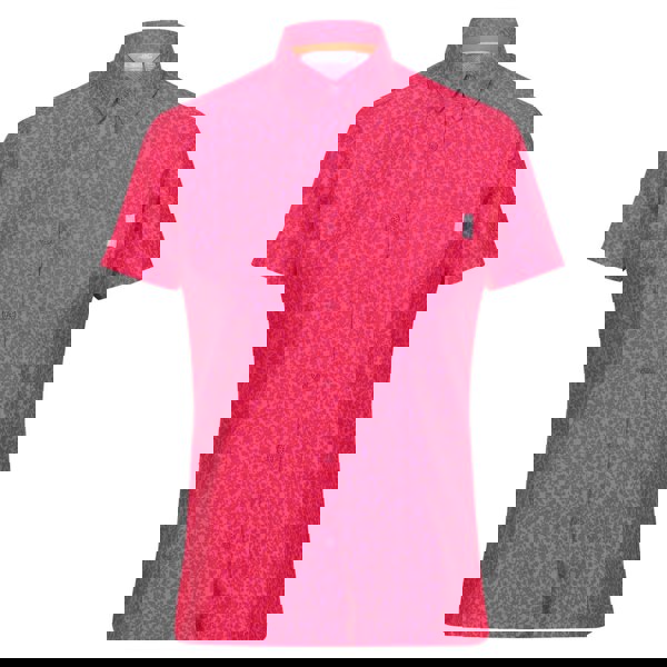 Regatta Womens/Ladies Mindano VIII Ditsy Print Short-Sleeved Shirt - Flamingo Pink Potion
