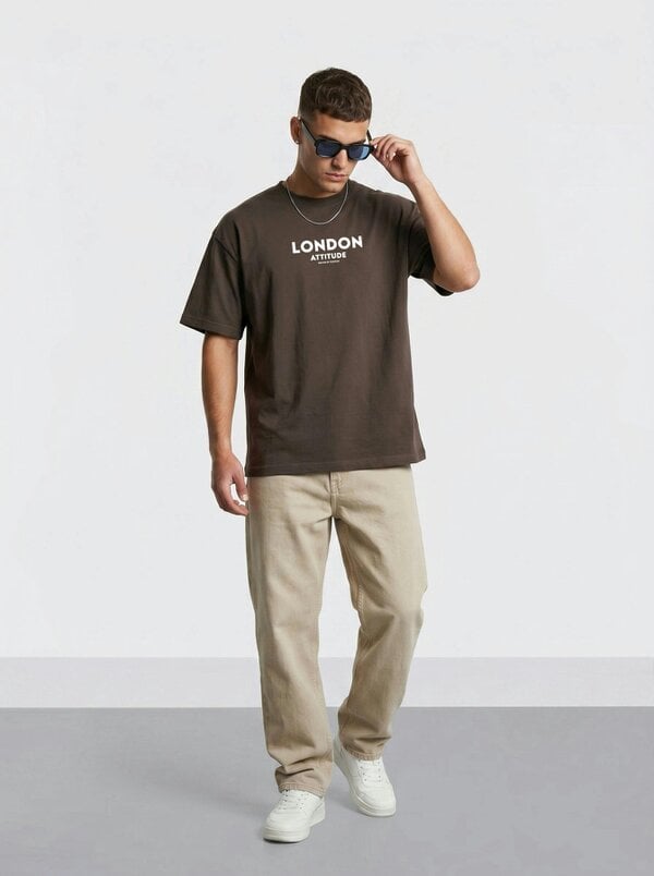London Attitude Original Creators Oversized Heavyweight Streetwear Graphic T-Shirt