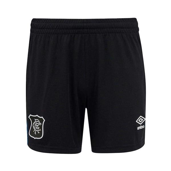 Umbro Childrens/Kids 2025/2026 Rangers FC Third Shorts - Black/Blue - 