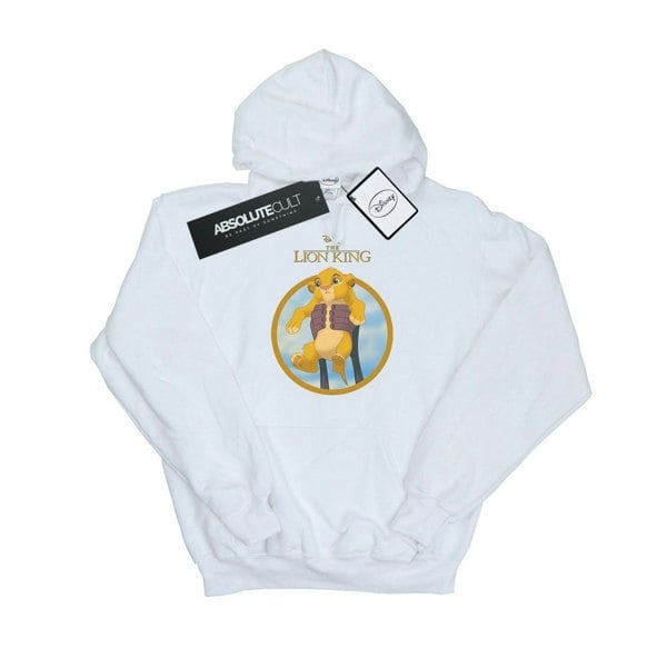 Disney Mens The Lion King Show Simba Hoodie - White