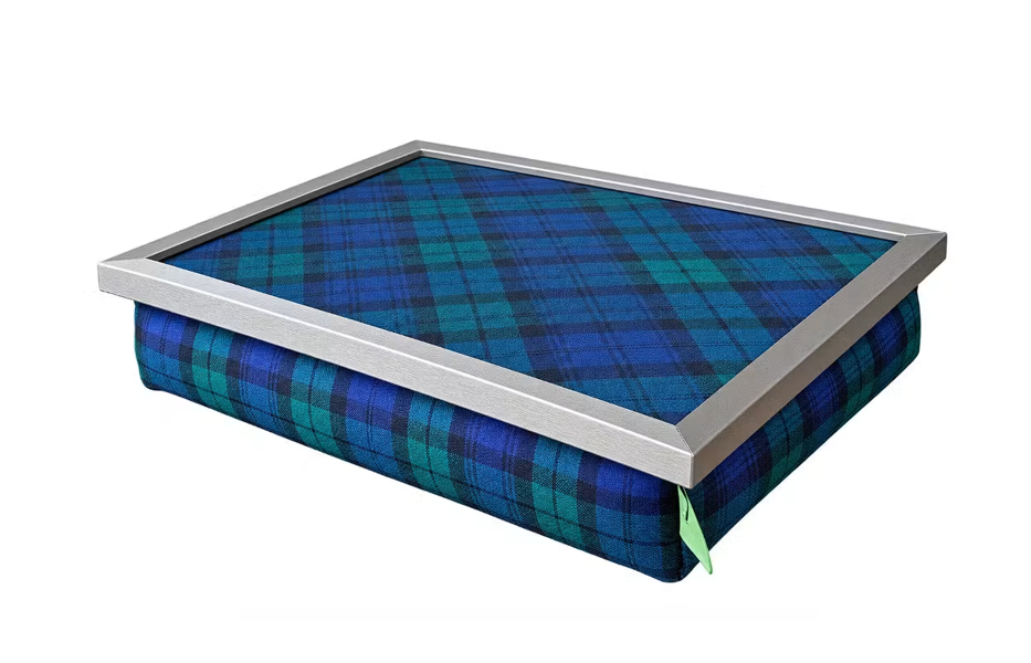 Made in the Mill Luxury Black Watch Lap Tray with Bean Bag