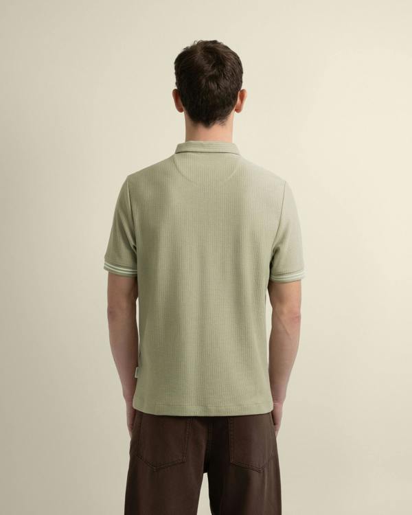 Larsson & Co Odin - Textured Polo Shirt