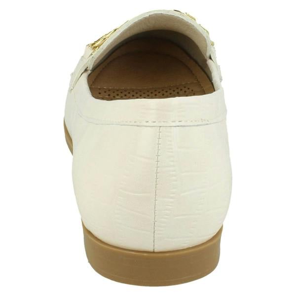Spot On Ladies Spot On Croc Print Loafers F80537