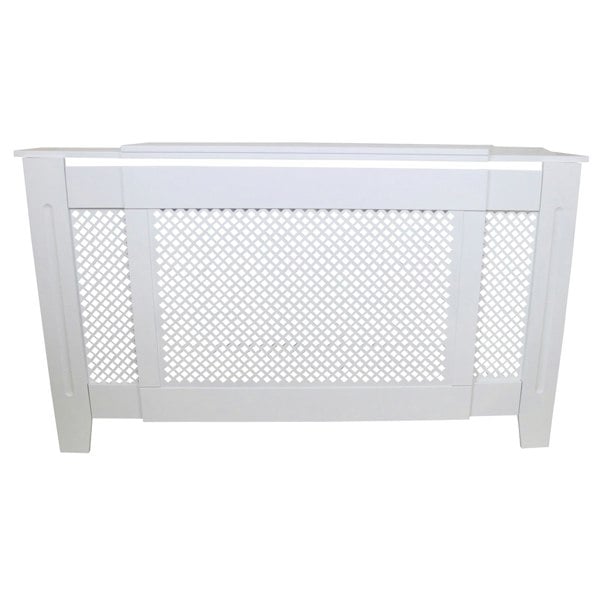 Monstershop Adjustable Radiator Cover MDF - White (1400mm - 1920mm)