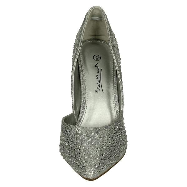 Anne Michelle Ladies Anne Michelle High Heel Waisted Court Shoes