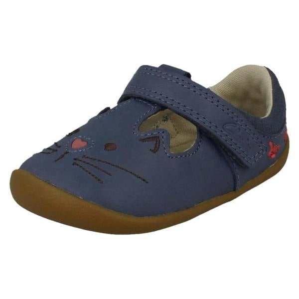 Clarks Girls Clarks T-Bar Shoes Roamer Ears T