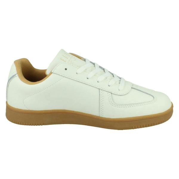 Elle Sport Ladies Elle Sport Leather Lace up Trainers F7412