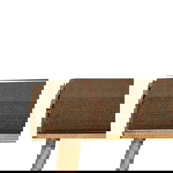 Artisan Furniture Multi Tweed Tray Style Footstool