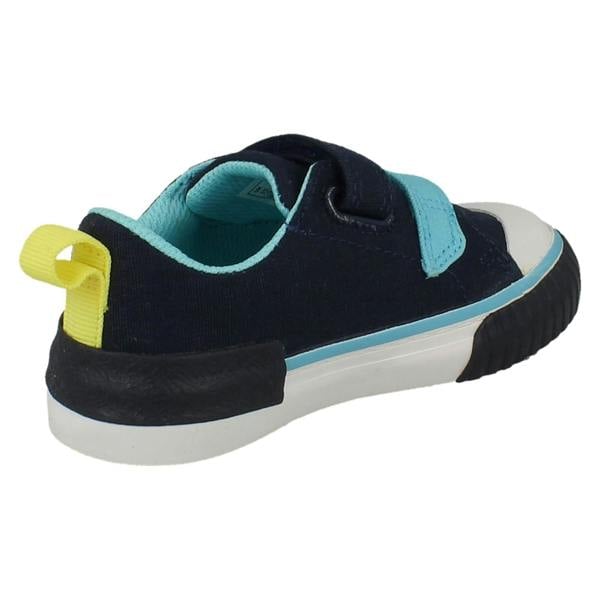 Clarks Boys Clarks Casual Canvas Shoes Foxing Tail T