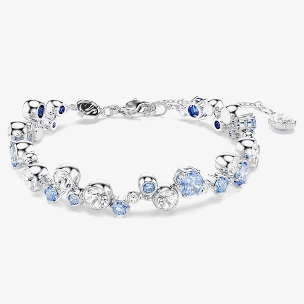 Swarovski Constella Rhodium Plated Blue & White Crystal Bracelet 5722479