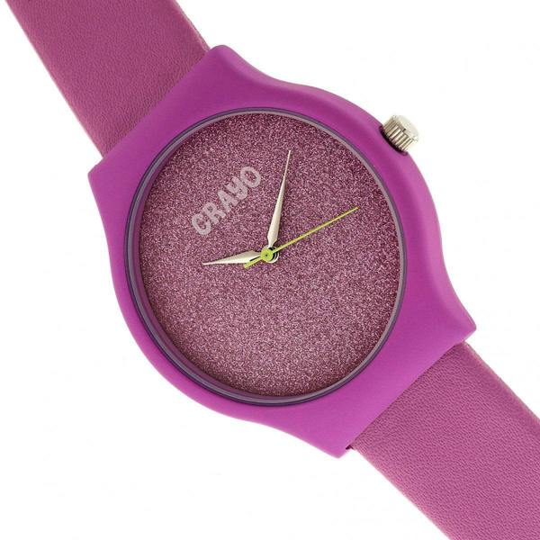 Crayo Glitter Unisex Watch - Hot Pink - CRACR4501