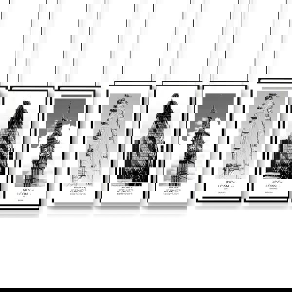 Wall pictures for living room ideas | set of 3 London wall art prints