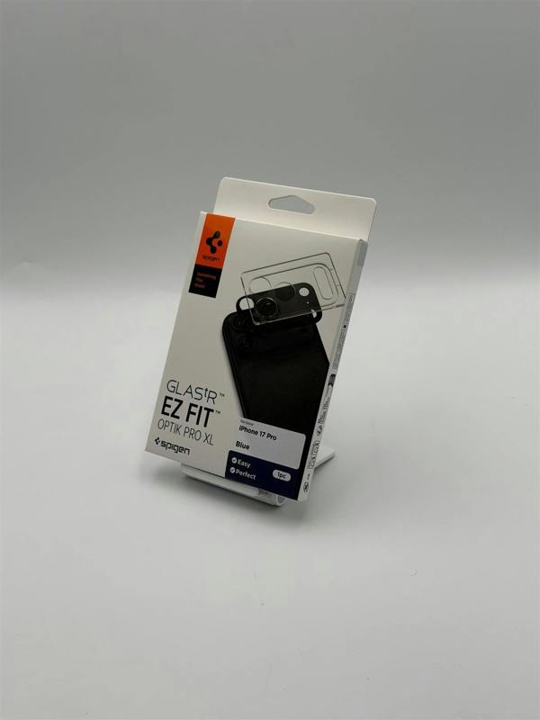 Spigen Glastr EZ Fit Optik Pro XL Camera Lens Protector 17 Pro 6.3" Blue - AGL10646