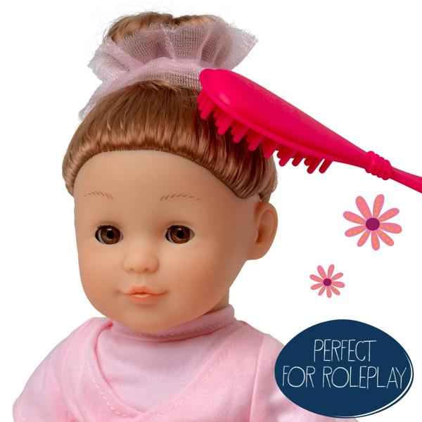 Dolls World Charlotte 36cm Soft Bodied Ballerina Doll with Deluxe Outfit - For 18 months+