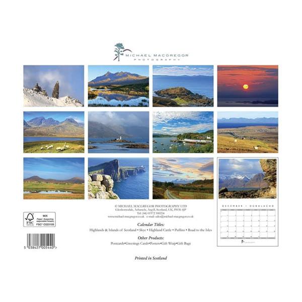 Michael MacGregor, Skye Calendar 2027, Wall Calendars, Month To View, Travel, Gift
