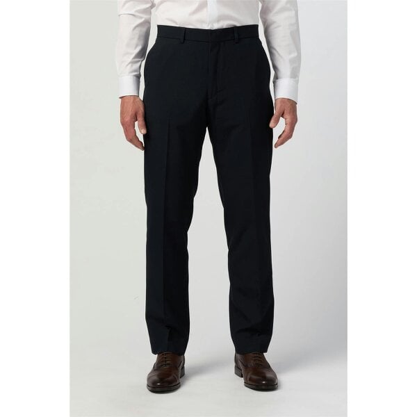 Limehaus Regular Fit Navy Trousers