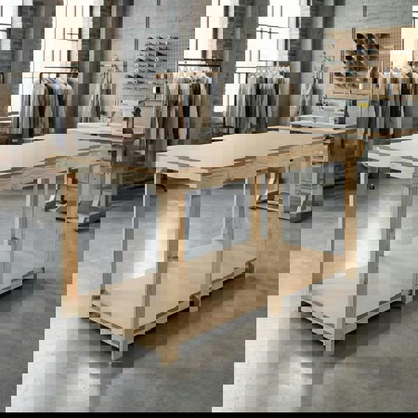 Arbor Garden Solutions Wooden Workbench MDF Top Depth-3ft