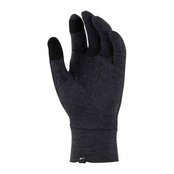 Nike Mens Fleece Running Gloves - Black/Silver Marl