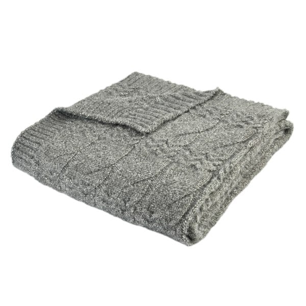 Bianca Cosy Soft Cable Knit Blanket Throw